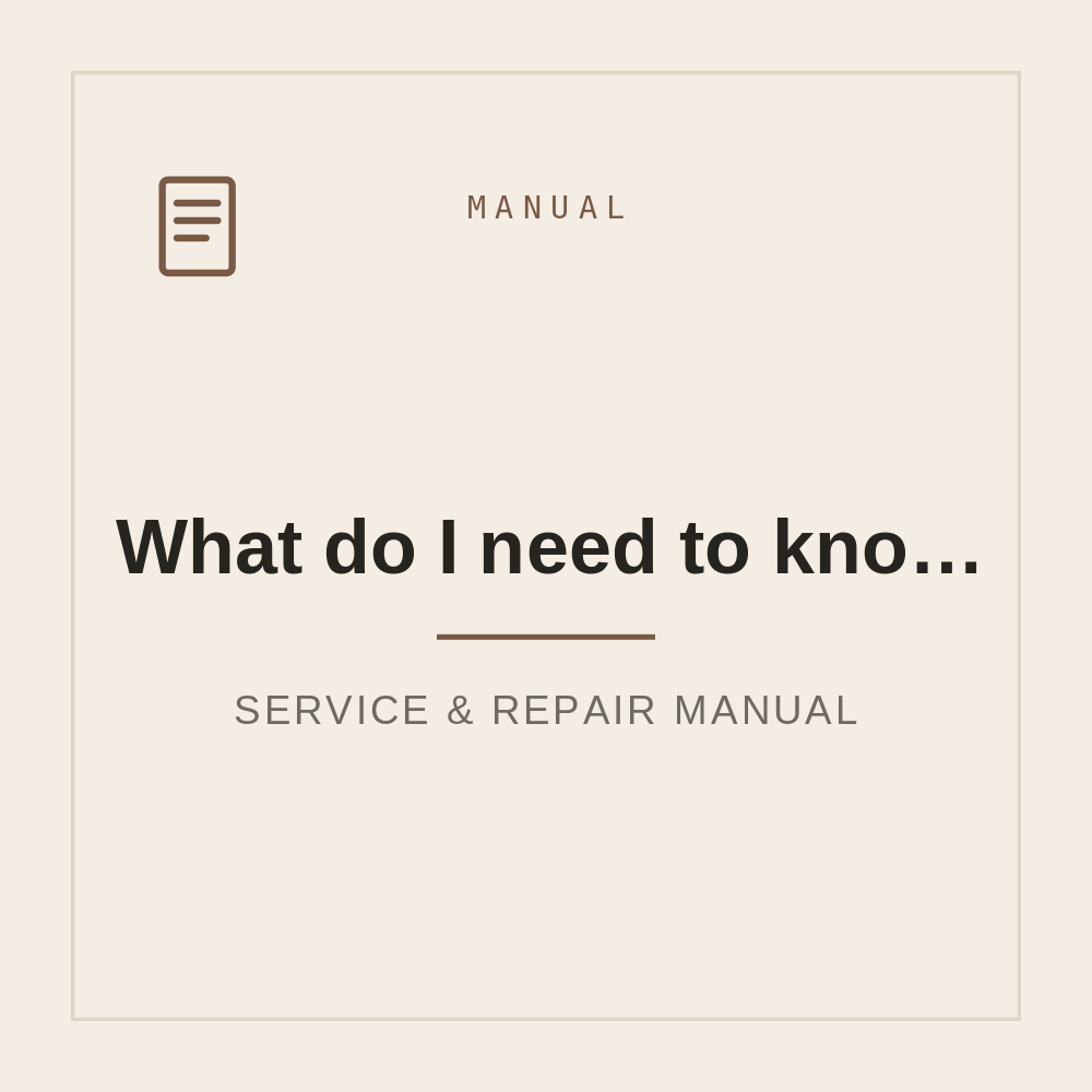 What do I need to know before travelling to the UK? 77 answers. — repair manual cover
