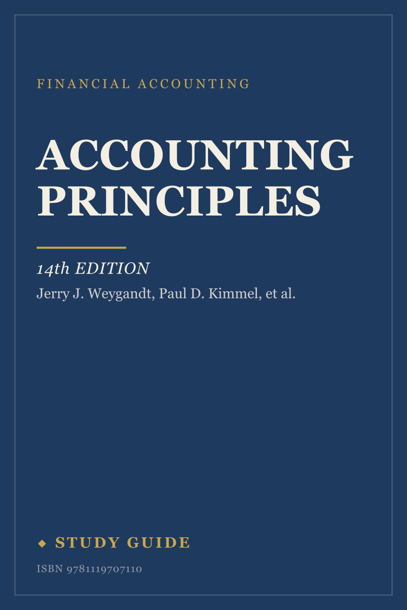 Accounting Principles (14th Edition) study guide cover