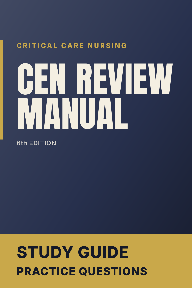 CEN Review Manual (6th Edition) study guide cover
