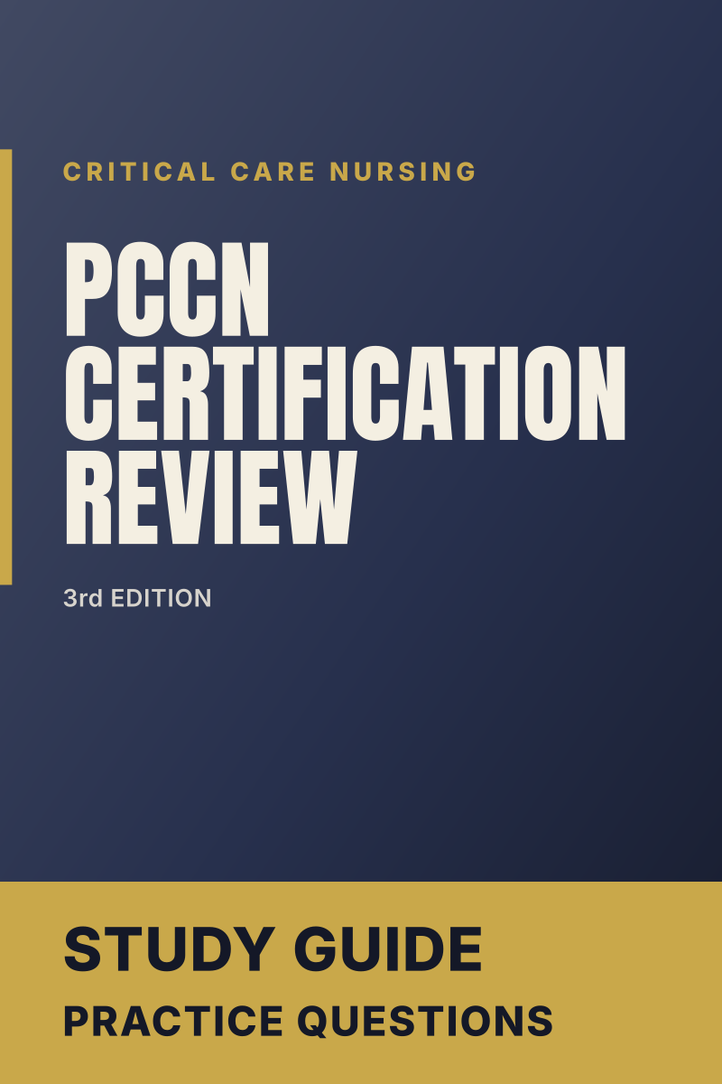 PCCN Certification Review (3rd Edition) study guide cover