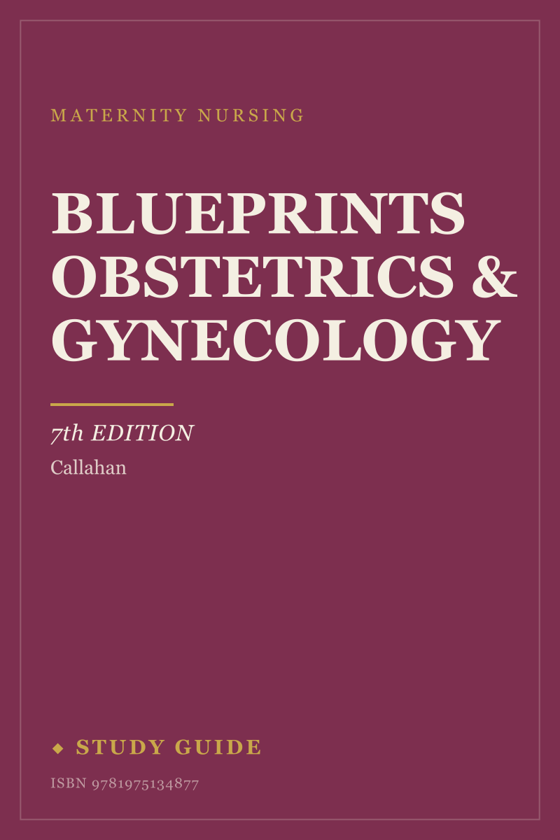 Blueprints Obstetrics & Gynecology (7th Edition) study guide cover