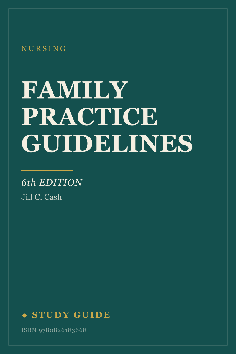 Family Practice Guidelines (6th Edition) study guide cover