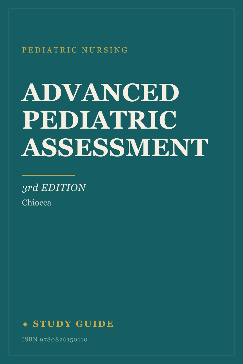Advanced Pediatric Assessment (3rd Edition) study guide cover