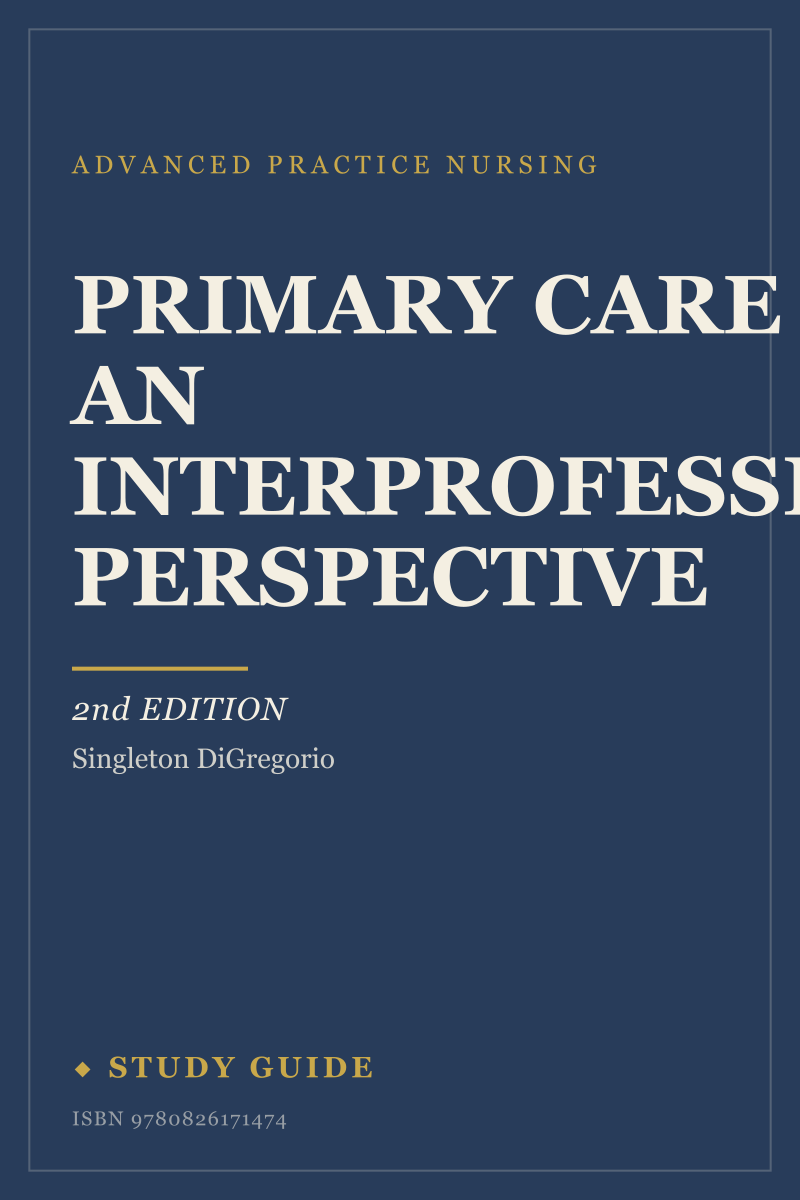 Primary Care An Interprofessional Perspective (2nd Edition) study guide cover