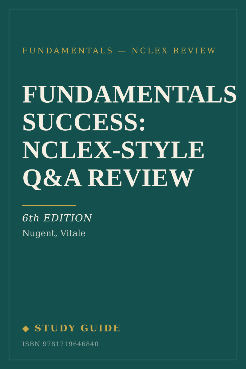 Fundamentals Success: NCLEX-Style Q&A Review (6th Edition) study guide cover