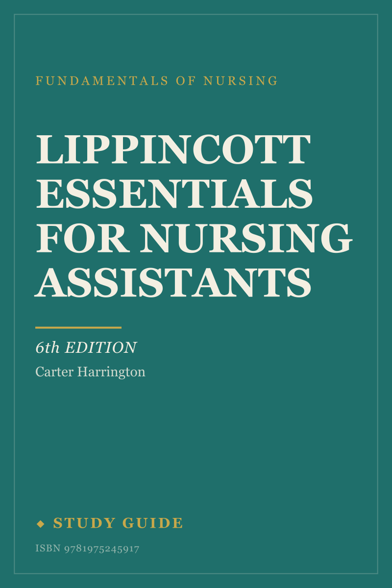 Lippincott Essentials for Nursing Assistants (6th Edition) study guide cover