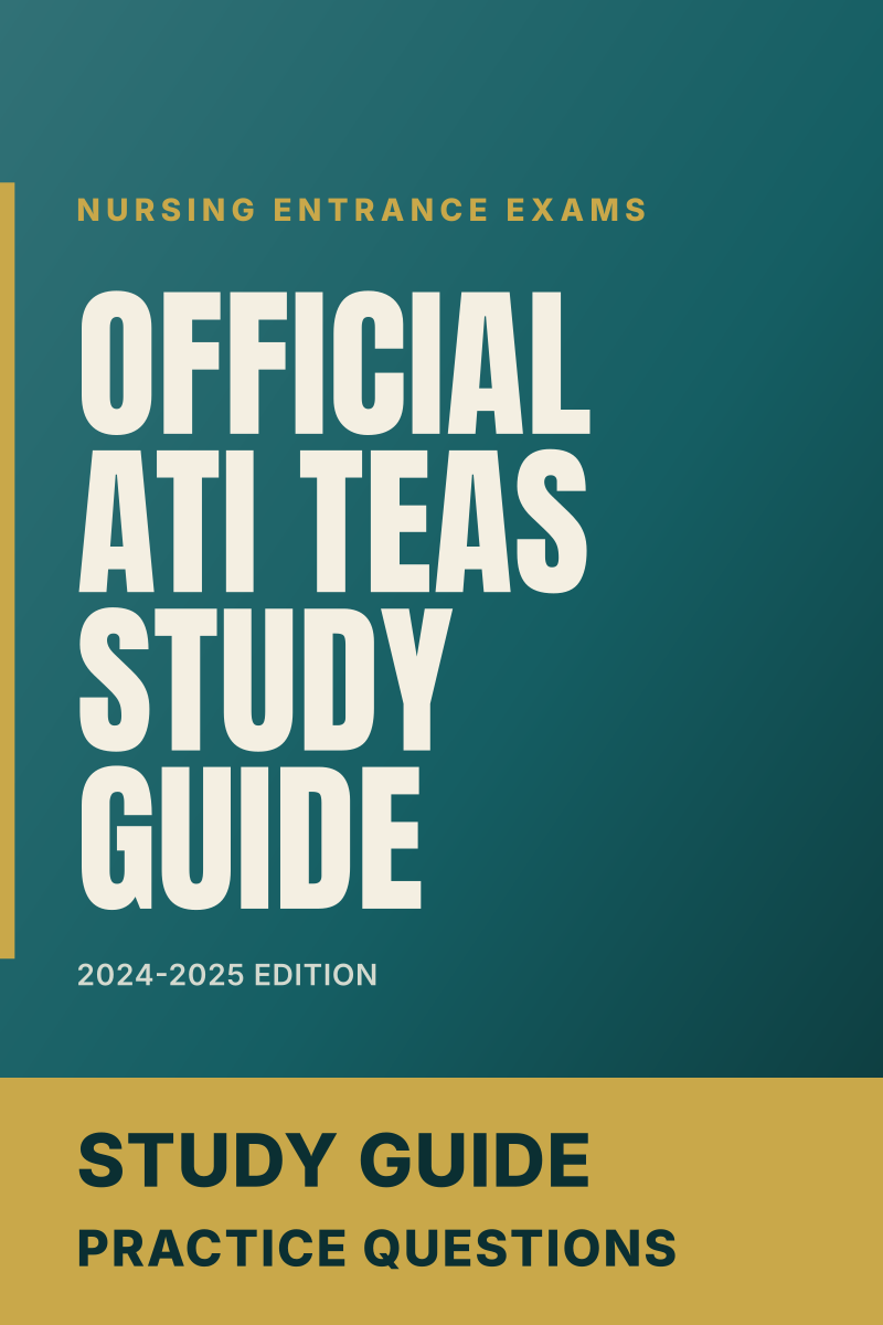 Official ATI TEAS Study Guide (2024-2025 Edition) study guide cover