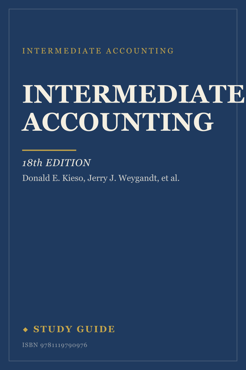 Intermediate Accounting (18th Edition) study guide cover