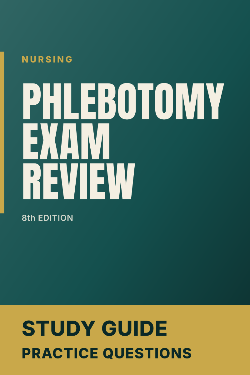 Phlebotomy Exam Review (8th Edition) study guide cover