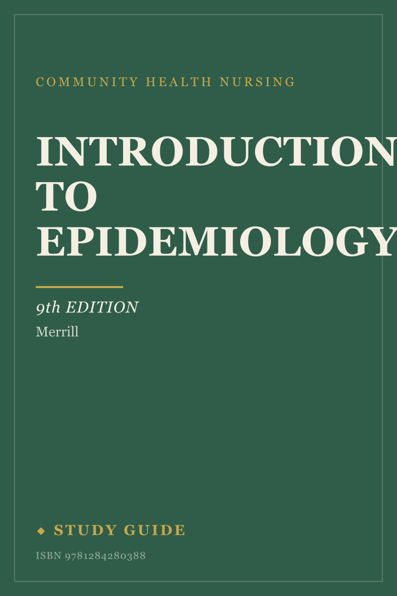 Introduction to Epidemiology (9th Edition) study guide cover