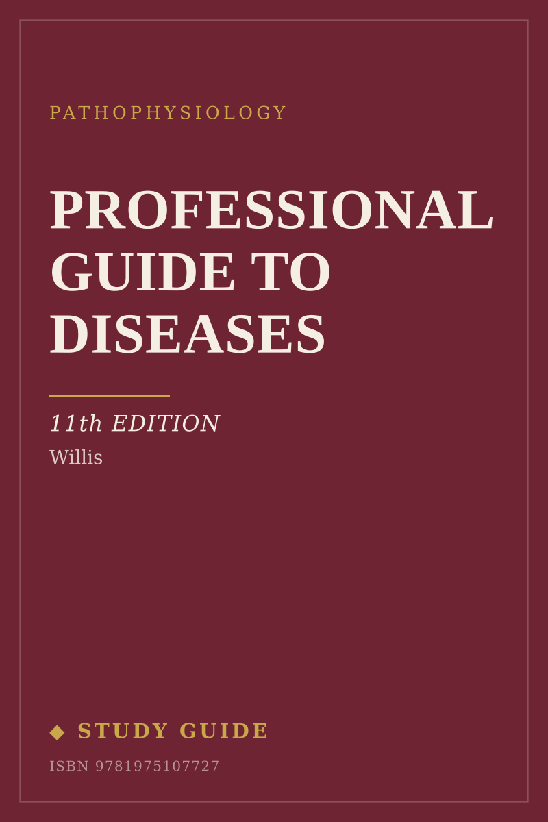 Professional Guide to Diseases (11th Edition) study guide cover