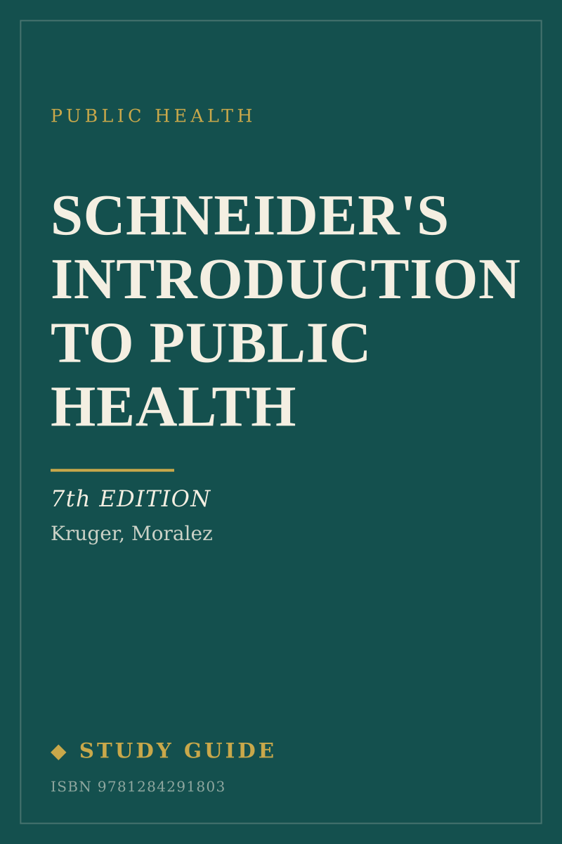 Schneider's Introduction to Public Health (7th Edition) study guide cover