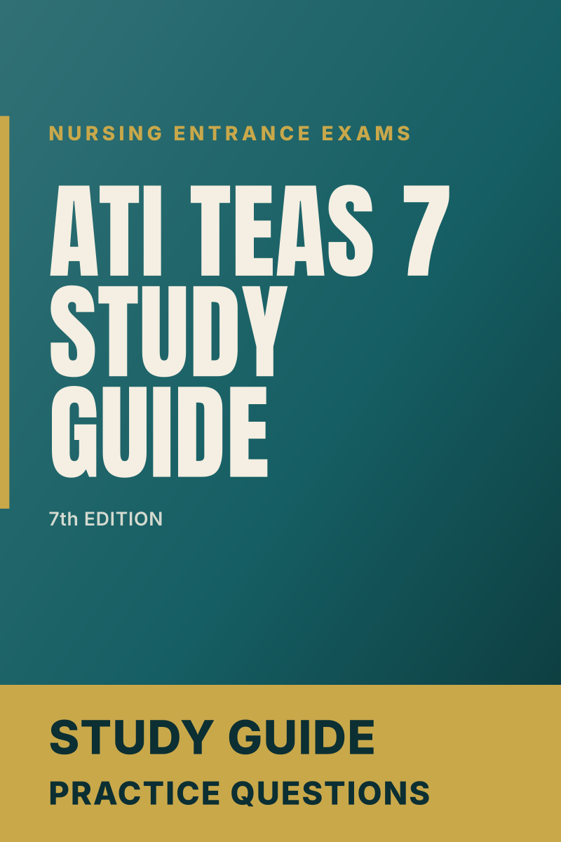 ATI TEAS 7 Study Guide (7th Edition) study guide cover