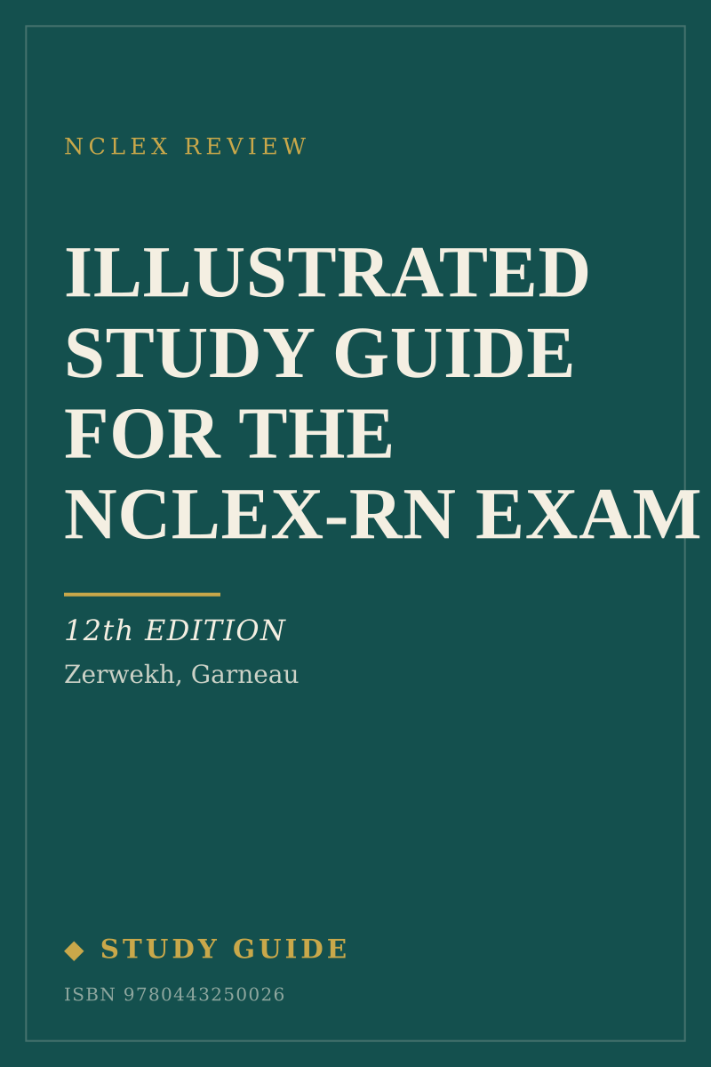 Illustrated Study Guide for the NCLEX-RN Exam (12th Edition) study guide cover